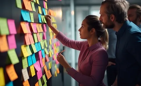 Plano de ação claro com prioridades e donos por etapa